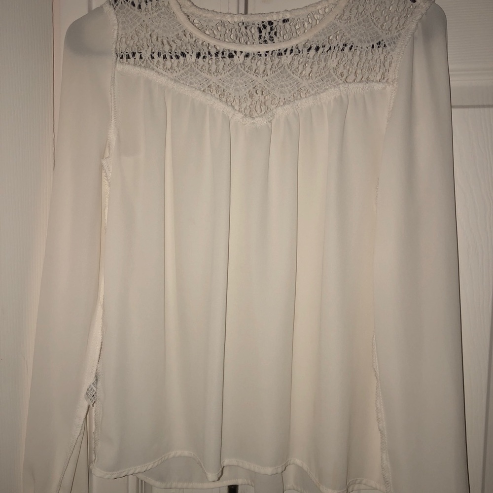 long sleeve silk shirt